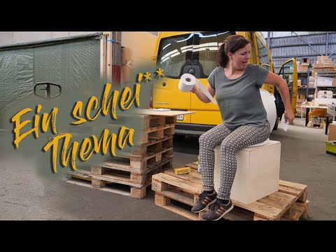 Trockentrenntoilette für 60 Euro selbst bauen・Campervan Selbstausbau・DIY Campervan・VW Crafter