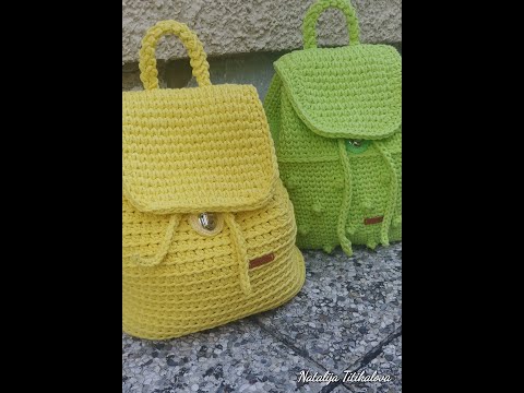 Gehäkelter Rucksack Teil 1.