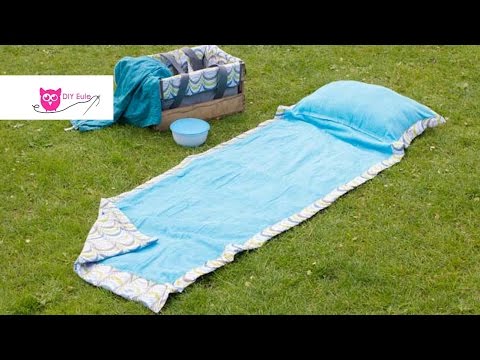 Picknickdecke nähen mit Kissen / DIY Eule &amp; Frlein Pusteblume