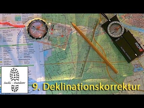 Karte + Kompass: 9. Deklinationskorrektur