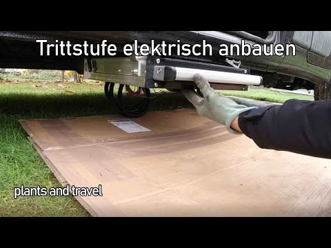 Einbau Trittstufe in Camper, Thule Slide-Out Step elektrisch