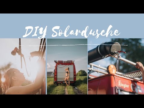 DIY Solardusche für 50€ | Dusche aus Abwasserrohr bauen | Vanconversion