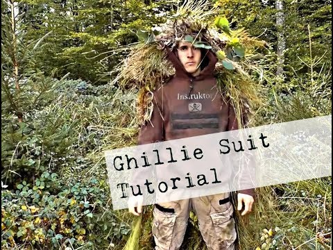 Ghillie Suit selber bauen/ Tarnanzug / Tarnung im Wald, Günstig und schnell!