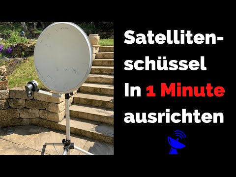 Satellitenschüssel in nur 1 Minute zuverlässig ausrichten !! mit kostenloser App &quot;Satellite Finder&quot;