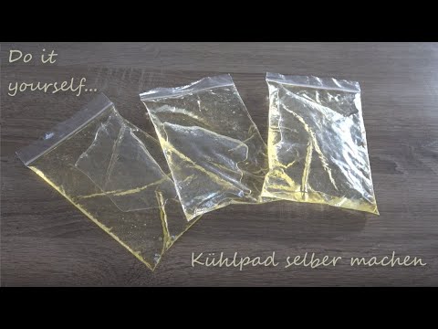 Kühlpad selber machen - DIY Kühlpack selbst herstellen