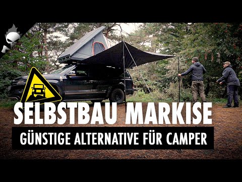 Günstige SELBSTBAU Markise / Sonnensegel ☀️ für VW AMAROK, Offroad-Camper oder Bus/Minivan DIY
