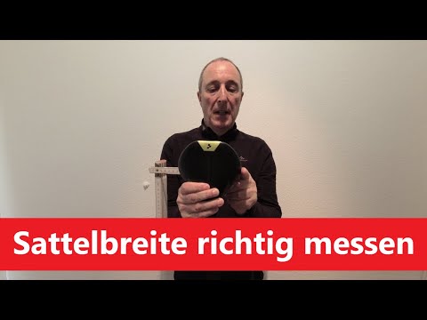 Sattelbreite richtig messen - Sitzknochen Abstand berechnen...