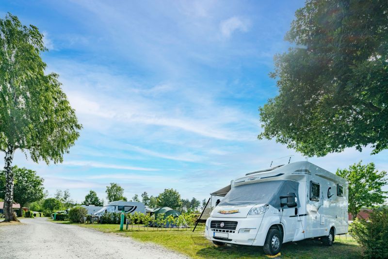 Campingplatz auf dem Simpel