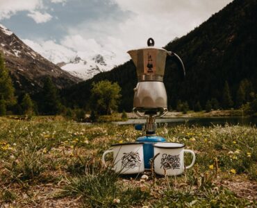 Espressomaschine Camping Beitragsbild