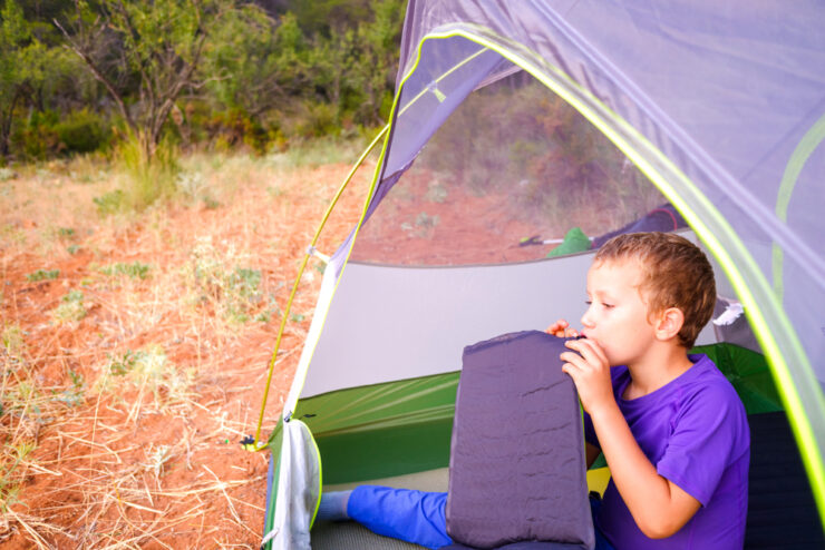 selbstZ H5 Automatische aufblasbare Kissen Outdoor-Camping-Kissen ultraleichte 