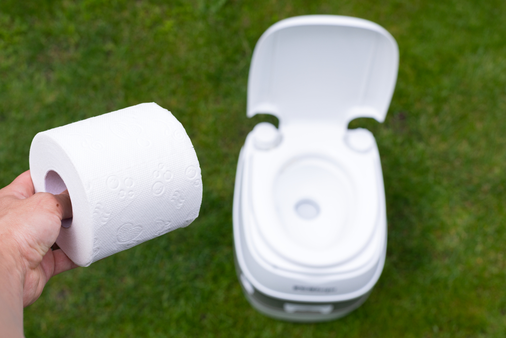 WC Klopapier Toilettenpapier Camping Wepa 8 Rollen à 250 Blatt selbstauflösend 