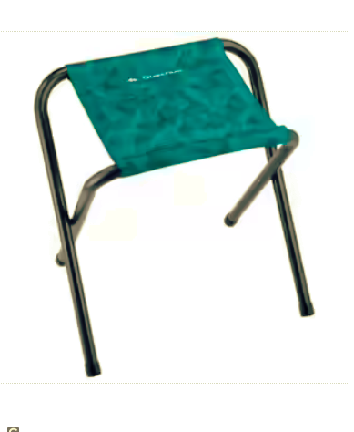 Campinghocker faltbar blau