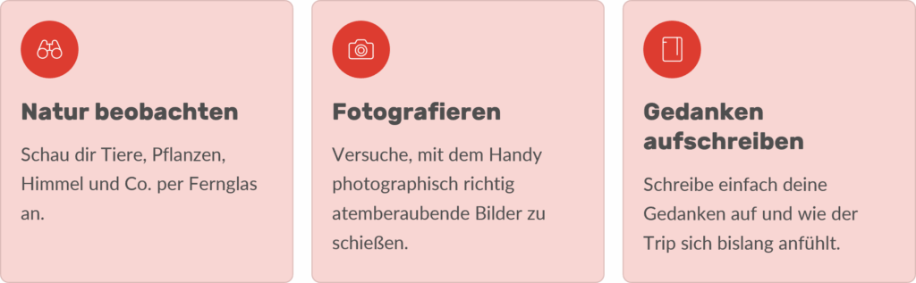 solocamping-aktivitäten